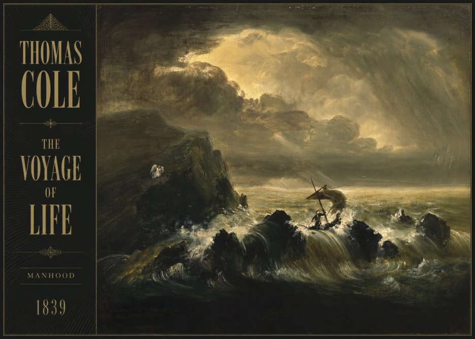 Thomas Cole The Voyage of Life: Manhood IV No4 - Plakat