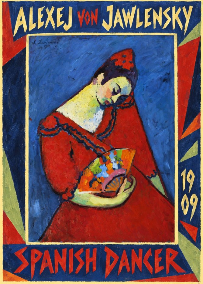 Alexej von Jawlensky Spanish Dancer No1 - Plakat