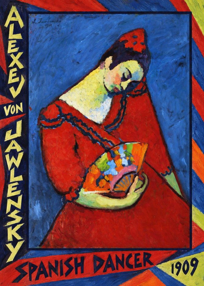 Alexej von Jawlensky Spanish Dancer No4 - Plakat
