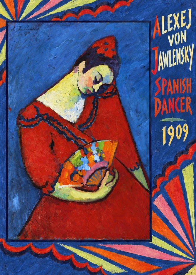 Alexej von Jawlensky Spanish Dancer No5 - Plakat