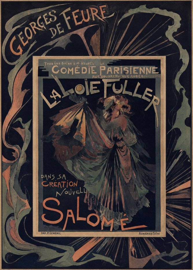 Georges de Feure La Loïe Fuller - Salomé III No4 - Plakat
