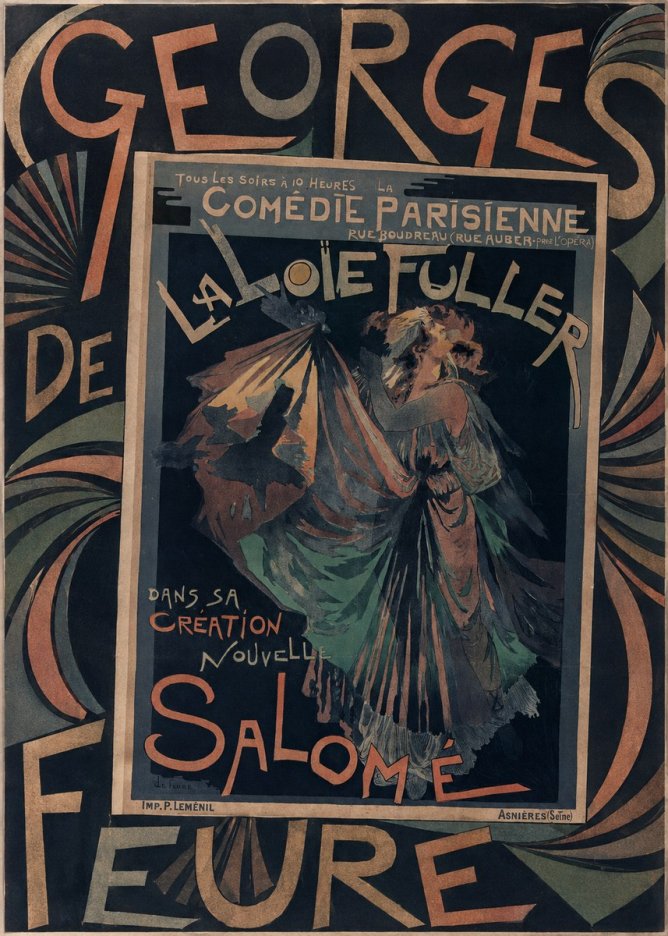 Georges de Feure La Loïe Fuller - Salomé III No5 - Plakat