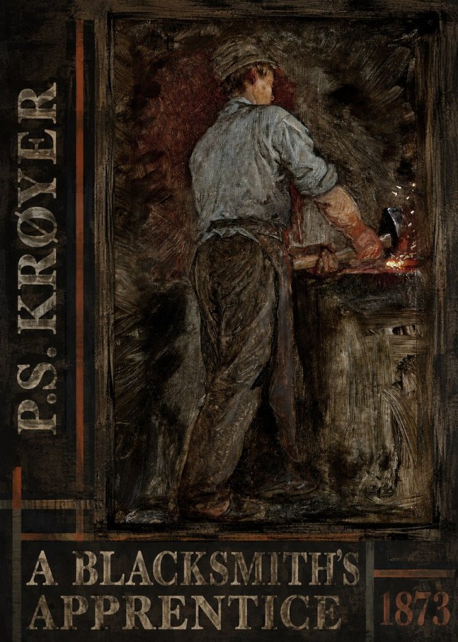 P.S. Krøyer A Blacksmith's Apprentice No4 - Plakat