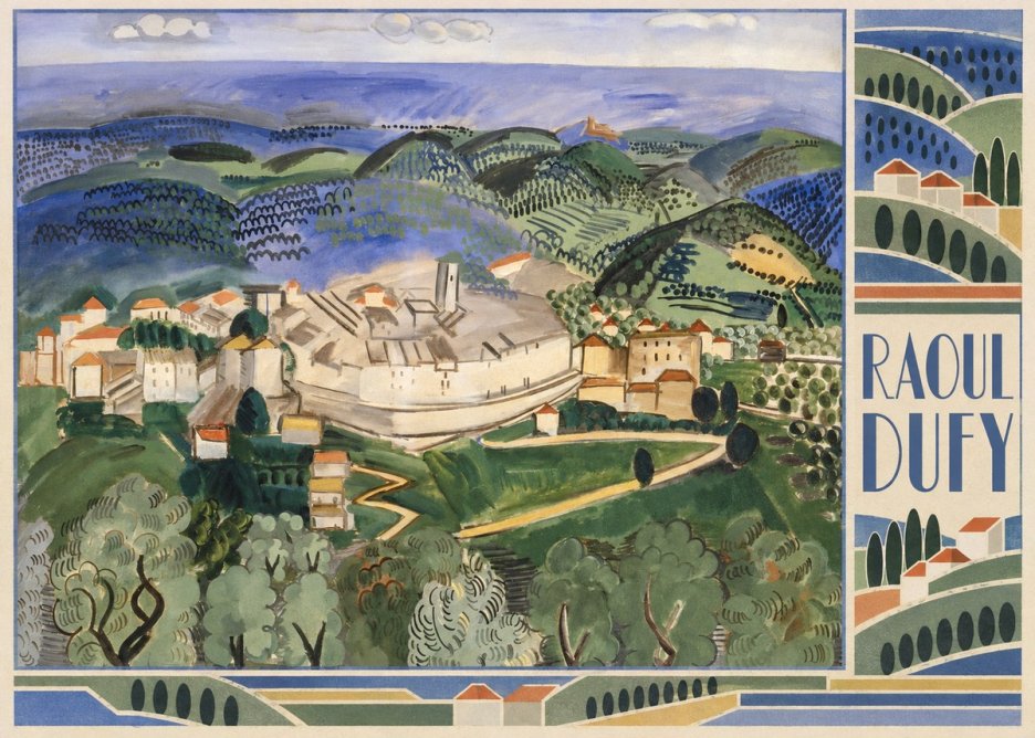 Raoul Dufy Vue De Vence No5 - Plakat