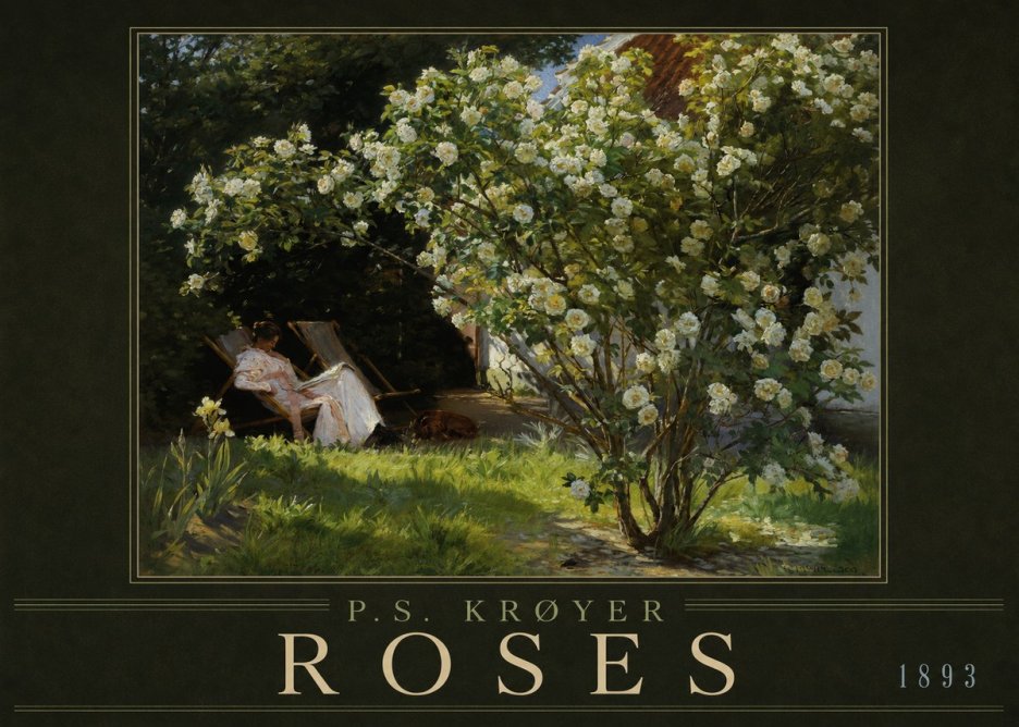 P.S. Krøyer Roses No5 - Plakat
