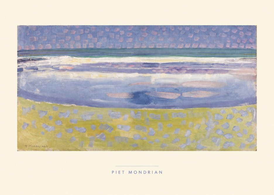 Piet Mondrian The Sea No6 - Plakat