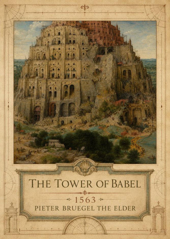 Pieter Bruegel The Tower of Babel XVII No3 - Plakat