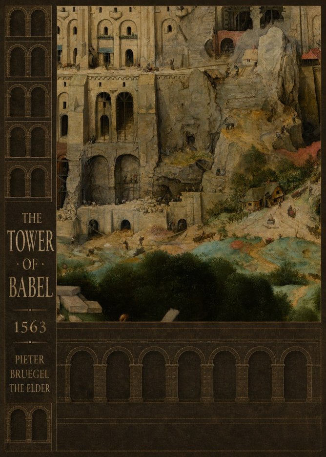 Pieter Bruegel The Tower of Babel XVII No4 - Plakat