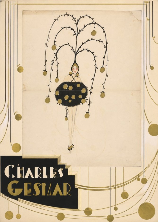 Charles Gesmar Figure with Hanging Orbs No6 - Plakat