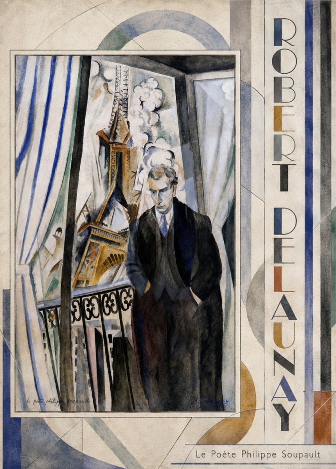 Robert Delaunay Le Poète Philippe Soupault No2 - Plakat