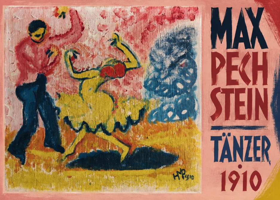 Max Pechstein Tänzer • 1910 No2 - Plakat