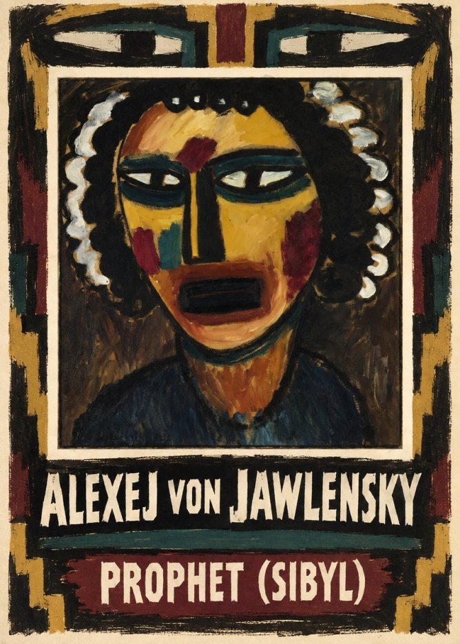 Alexej von Jawlensky Prophet (Sibil) No4 - Plakat