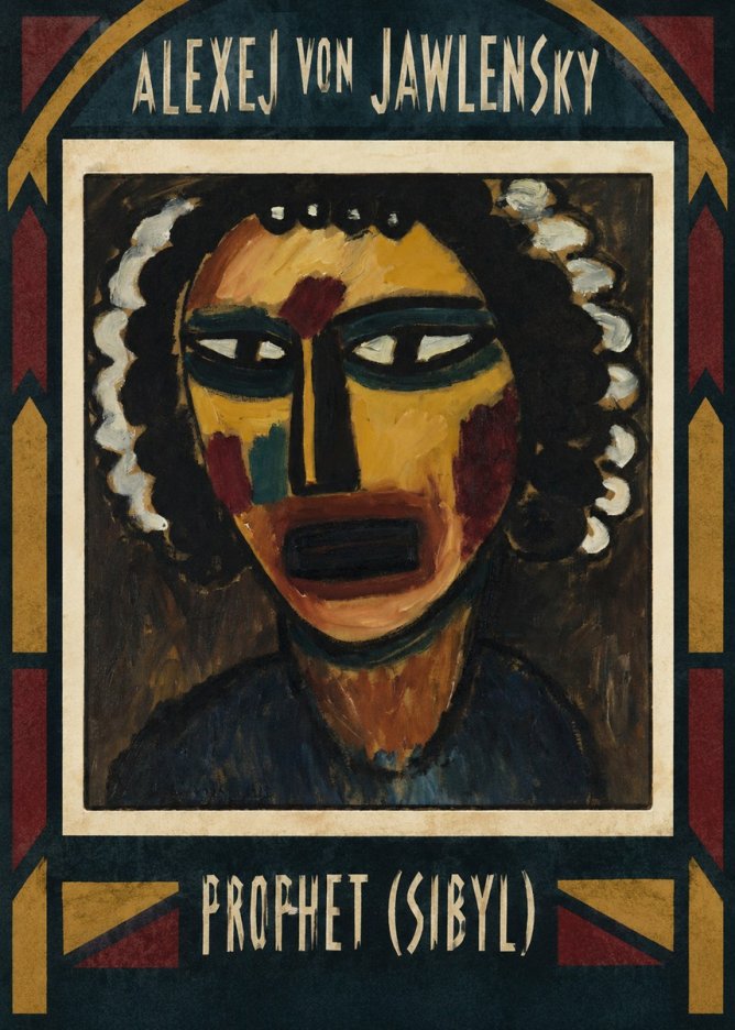 Alexej von Jawlensky Prophet (Sibil) No6 - Plakat