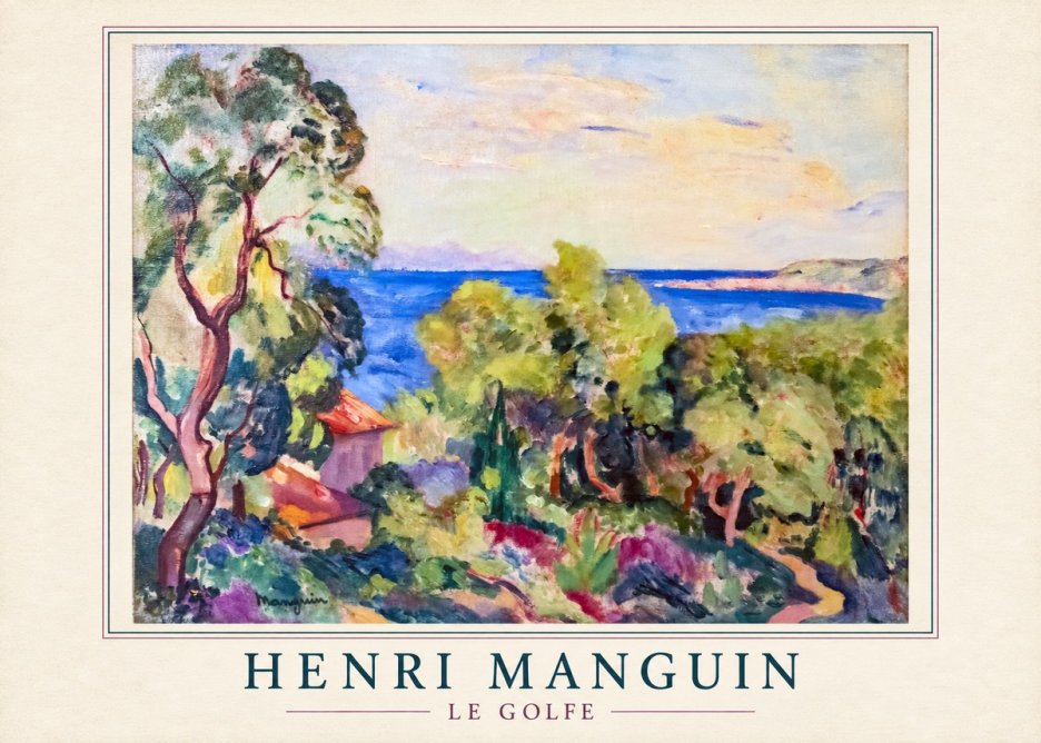 Henri Manguin Le Golfe No4 - Plakat