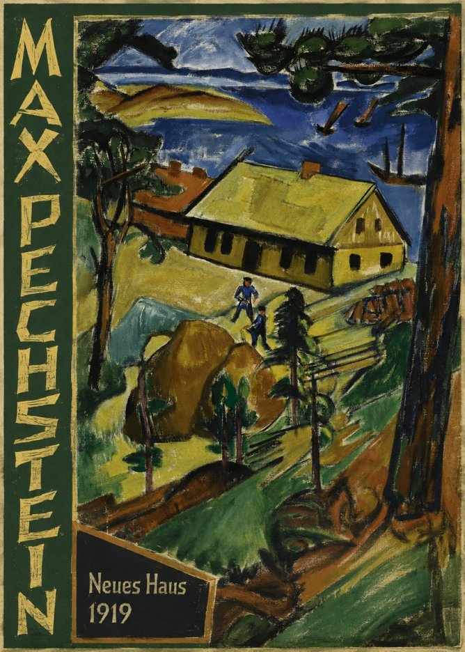 Max Pechstein Neues Haus No2 - Plakat