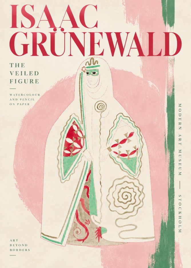 Isaac Grünewald The Veiled Figure No3 - Plakat
