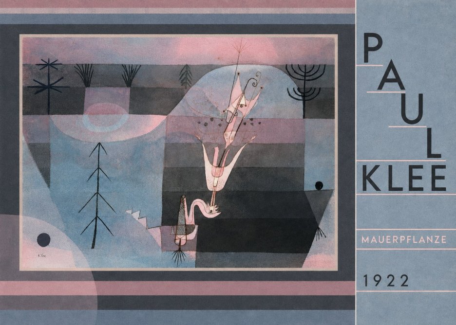 Paul Klee Mauerpflanze No6 - Plakat