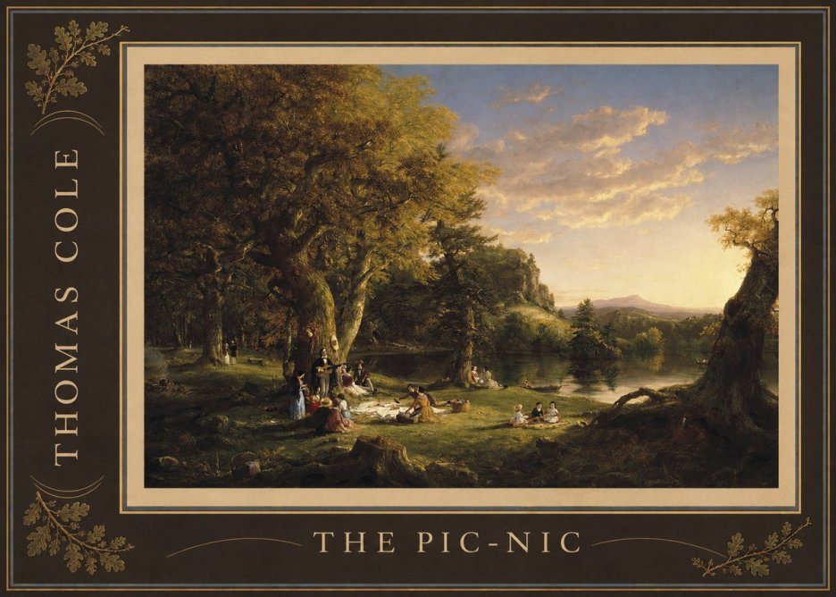 Thomas Cole The Pic-nic II No2 - Plakat