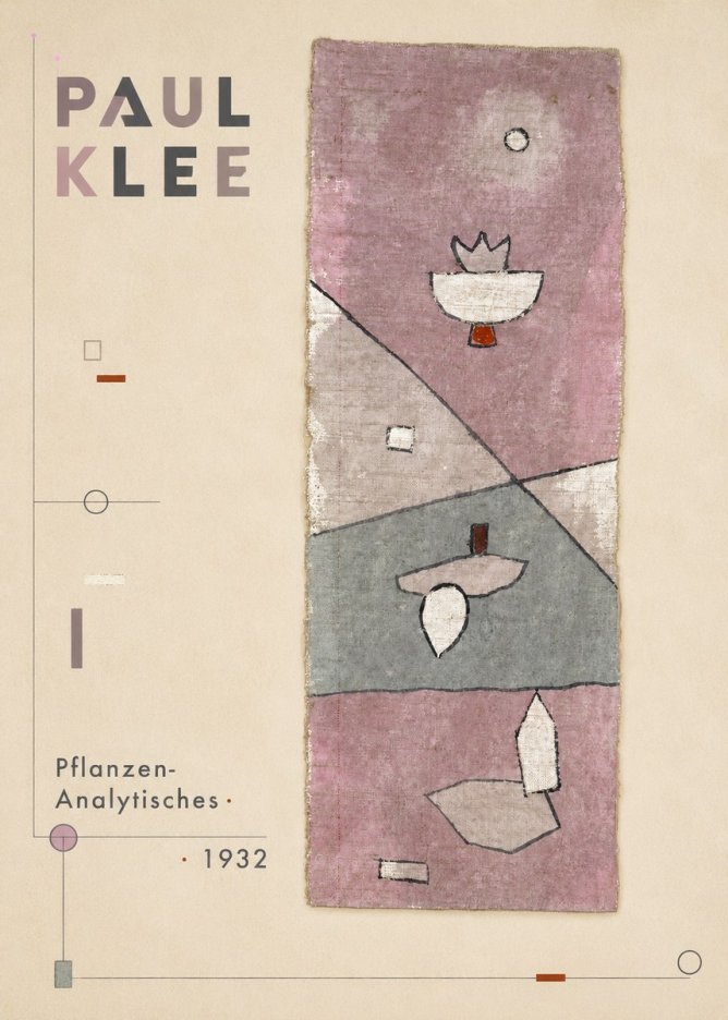 Paul Klee Pflanzen-analytisches No6 - Plakat