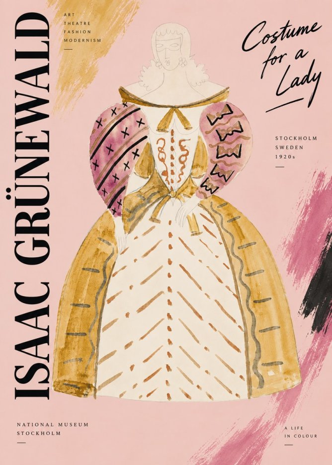 Isaac Grünewald Costume Design XII No6 - Plakat