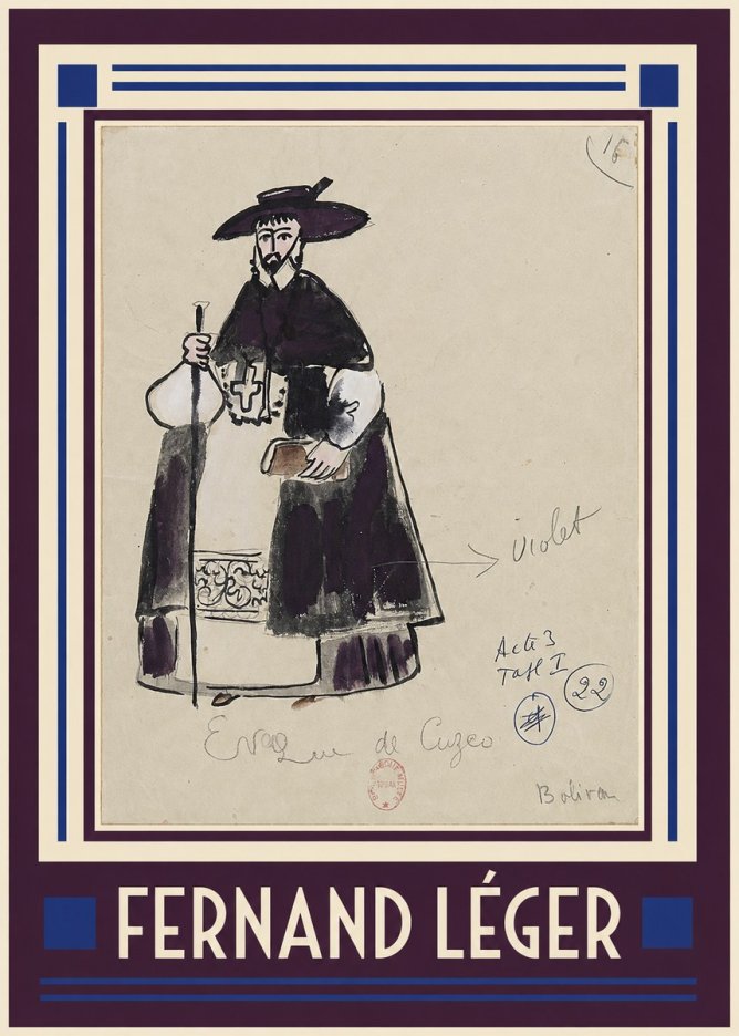 Fernand Léger Evêque De Cuzco No1 - Plakat