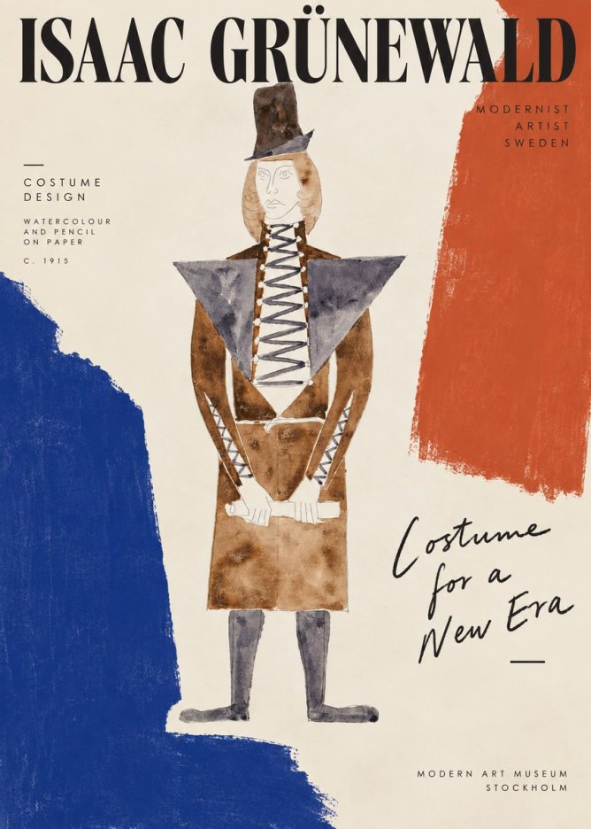 Isaac Grünewald Costume Design XIII No5 - Plakat