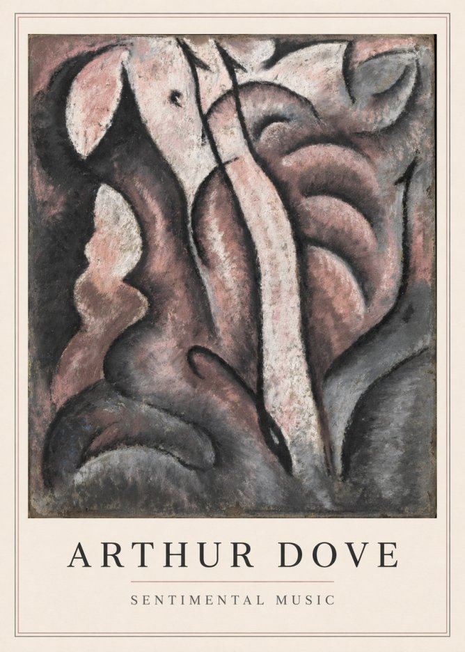 Arthur Dove Sentimental Music II No4 - Plakat