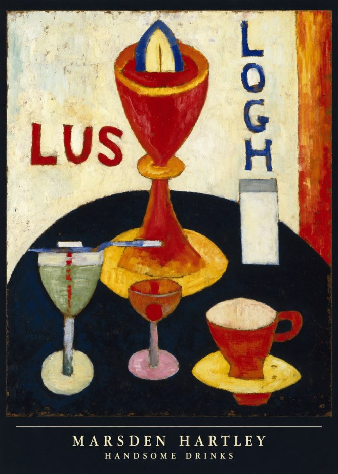 Marsden Hartley Handsome Drinks No6 - Plakat
