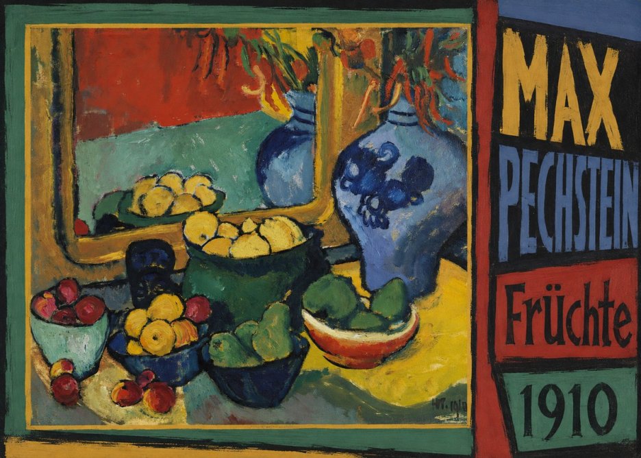 Max Pechstein Früchte 1910 No2 - Plakat