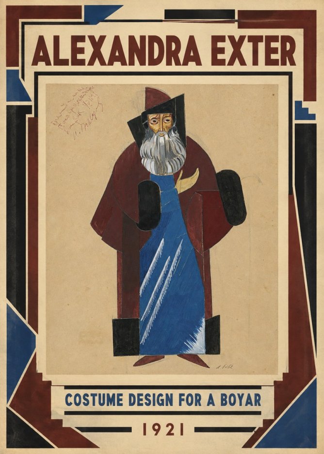 Alexandra Exter Costume Design for a Boyar No1 - Plakat