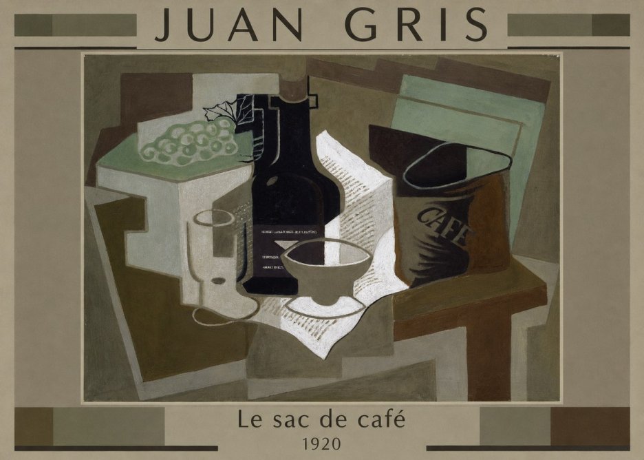 Juan Gris Le Sac De Café No1 - Plakat