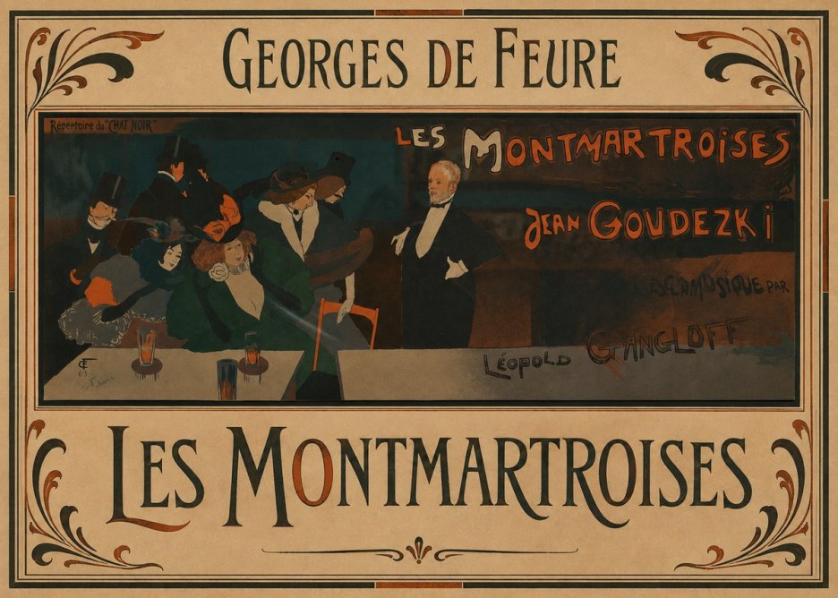 Georges de Feure Les Montmartroises No1 - Plakat