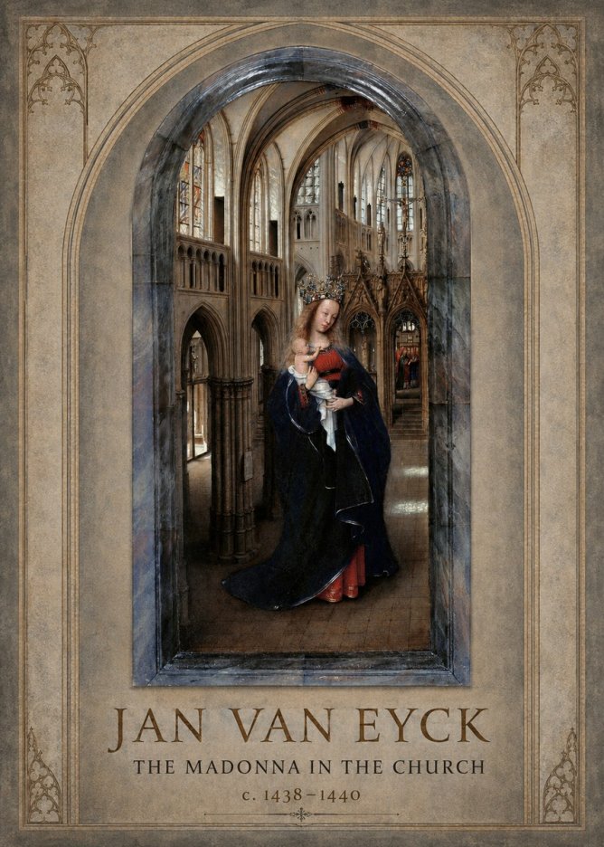 Jan van Eyck The Madonna in the Church No1 - Plakat