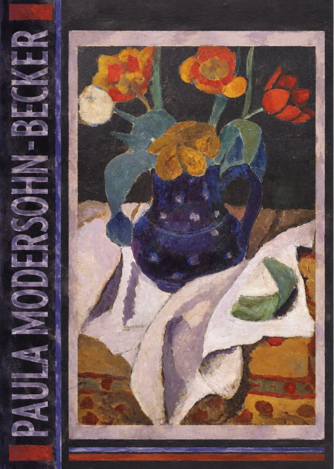 Paula Modersohn-Becker Still Life with Blue Jug and Flowers No2 - Plakat