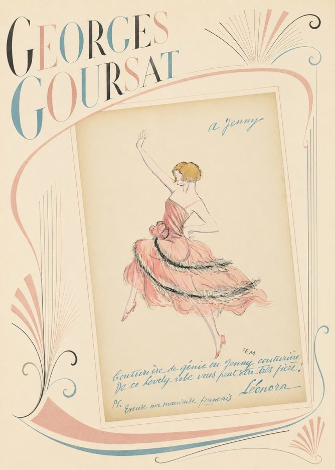 Georges Goursat A Jenny No3 - Plakat