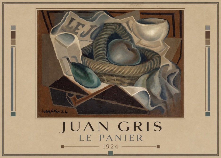 Juan Gris Le Panier No1 - Plakat