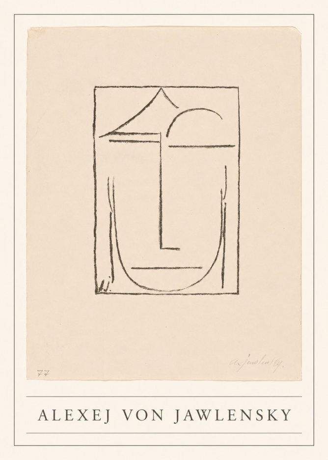 Alexej von Jawlensky Abstract Head No5 - Plakat