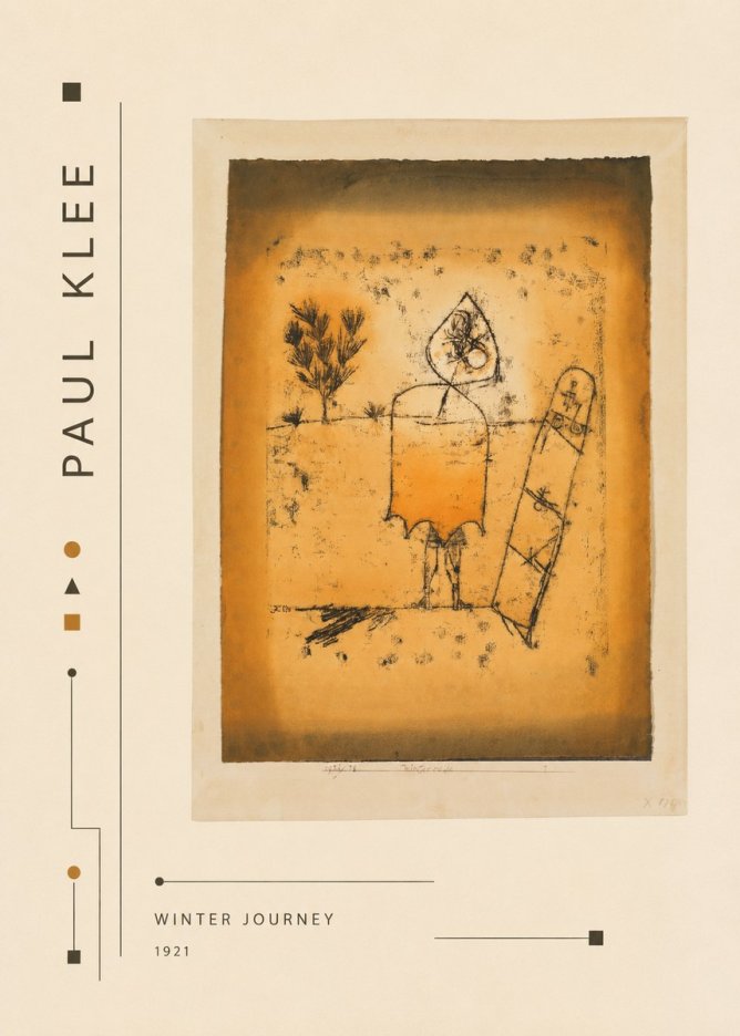 Paul Klee Winter Journey No2 - Plakat