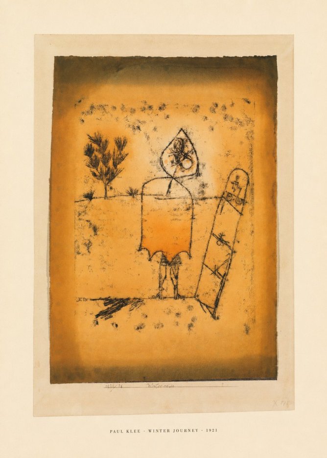 Paul Klee Winter Journey No5 - Plakat
