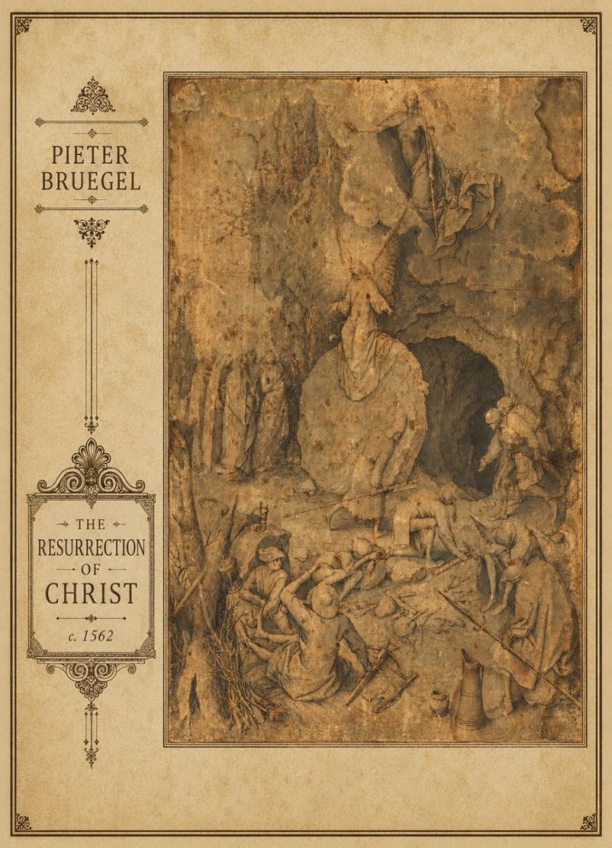 Pieter Bruegel The Resurrection of Christ No3 - Plakat