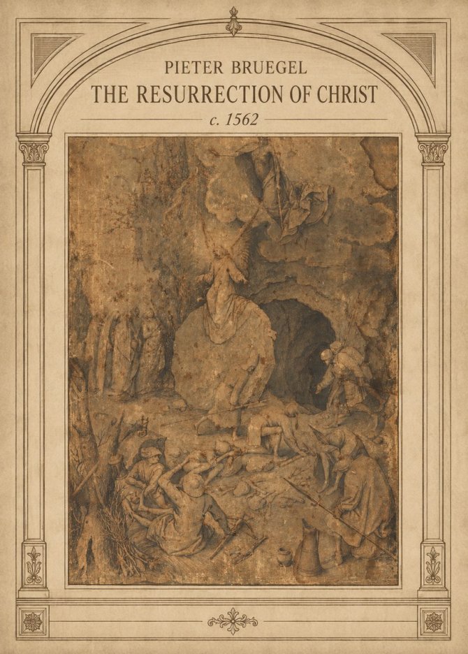 Pieter Bruegel The Resurrection of Christ No4 - Plakat