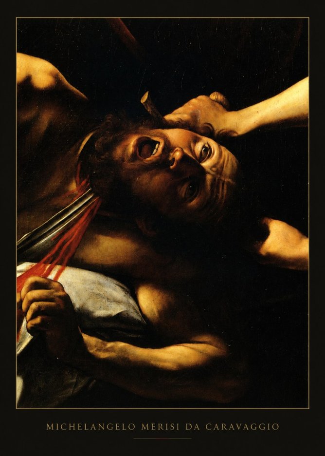 Michelangelo Merisi da Caravaggio David with the Head of Goliath IV No5 - Plakat