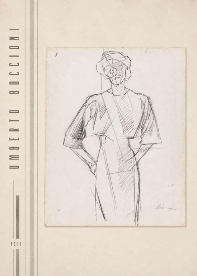 Umberto Boccioni Figure Study, 1911 No3 - Plakat