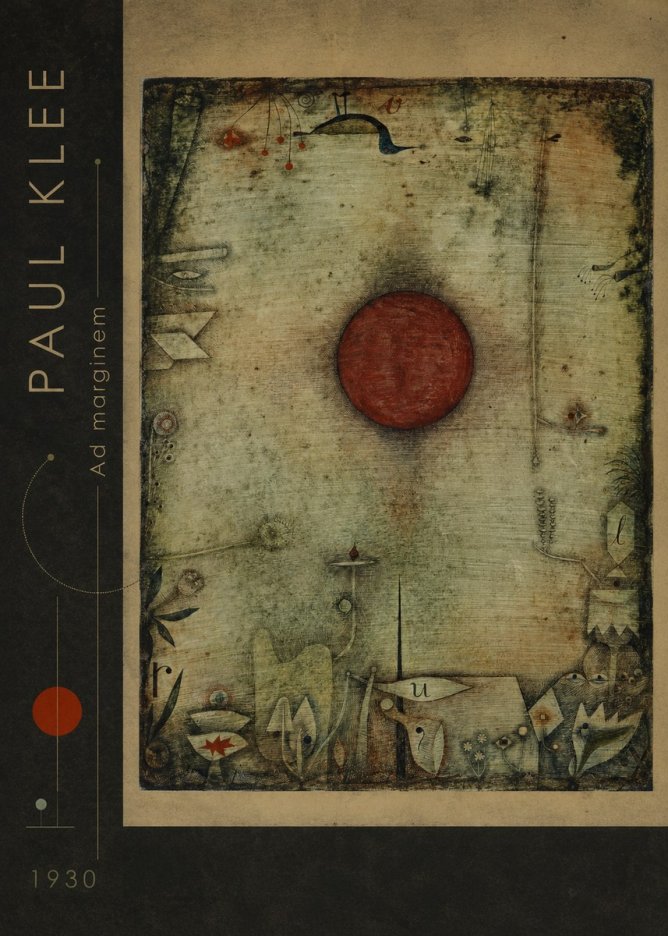 Paul Klee Ad Marginem No2 - Plakat