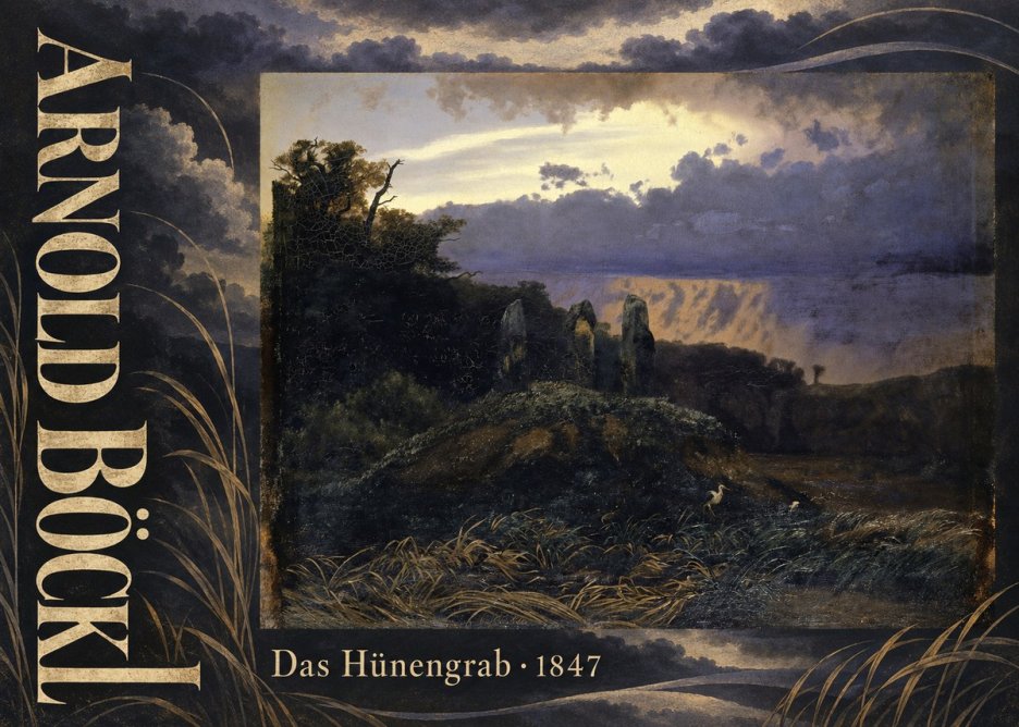 Arnold Böcklin Das Hünengrab No6 - Plakat