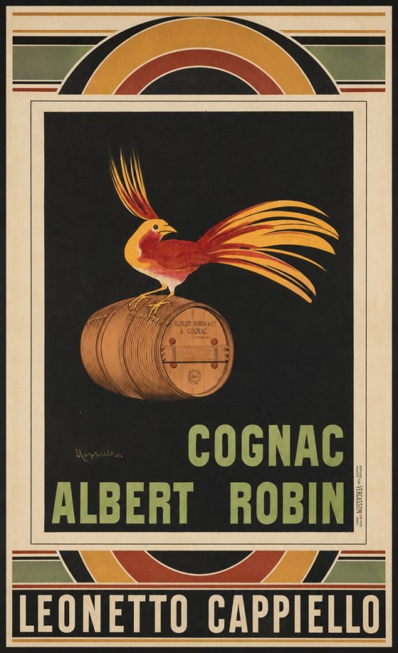 Leonetto Cappiello Cognac Albert Robin No4 - Plakat