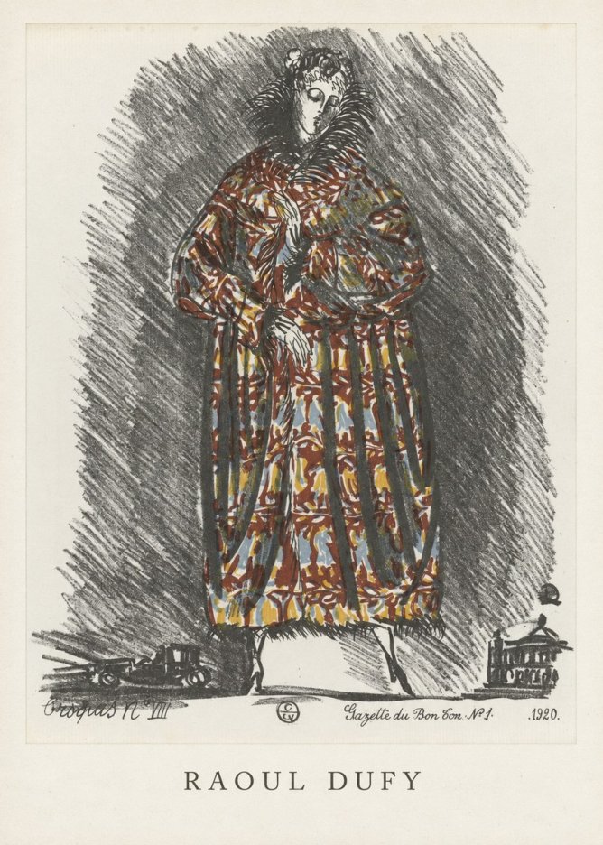 Raoul Dufy Croquis N. Viii No6 - Plakat
