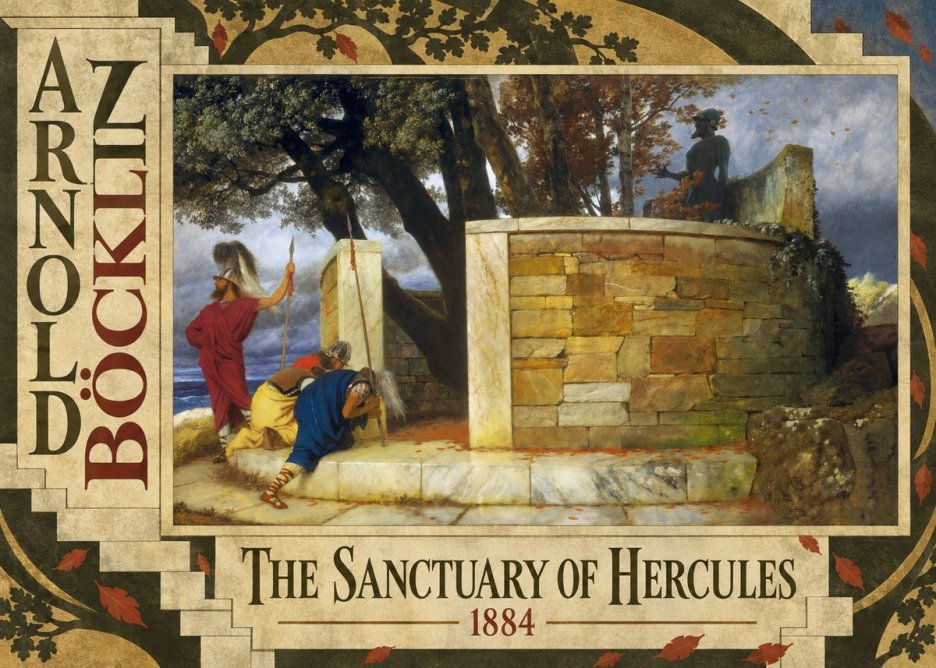 Arnold Böcklin The Sanctuary of Hercules No6 - Plakat
