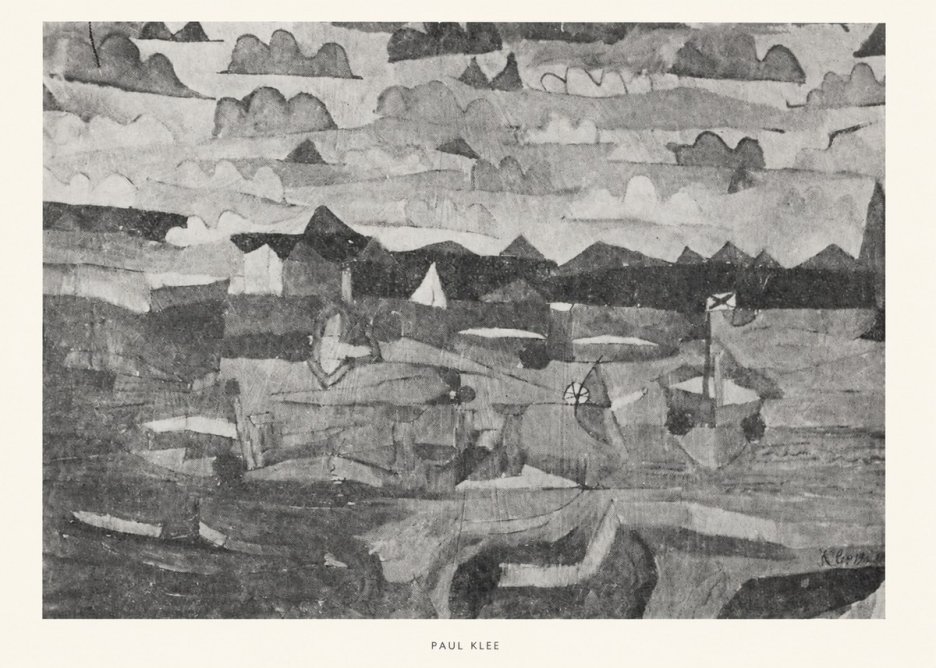 Paul Klee Coastal Landscape No6 - Plakat