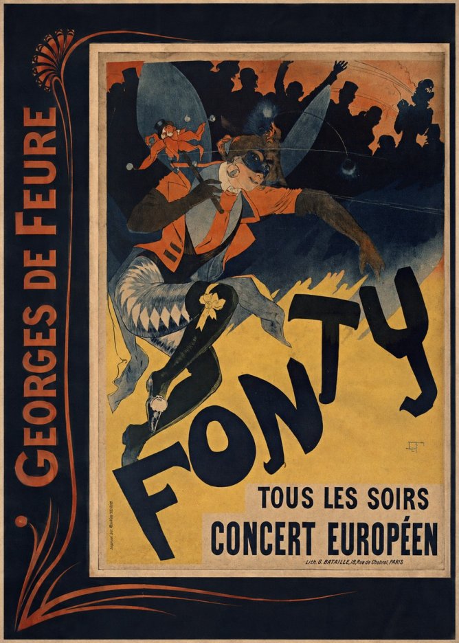 Georges de Feure Fonty II No2 - Plakat